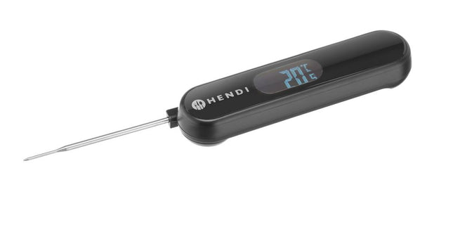 Thermometer, foldable , HENDI, Black, 150x35x(H)27mm