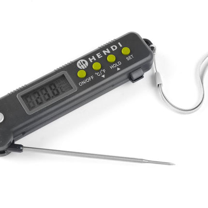 Digital Thermometer with Foldable Probe | HENDI | -50 to 300°C Range