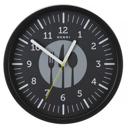 Wall Clock by Robert Bronwasser | HENDI | Black | Ø356x45mm
