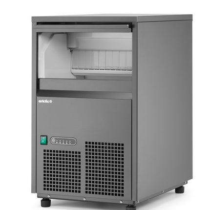 Ledomat za ledene kocke, Arktic, črn, 230 V/385 W, 520 x 380 x (V) 637 mm