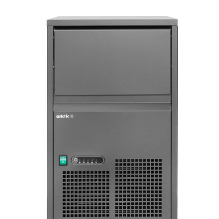Ledomat za ledene kocke, Arktic, črn, 230 V/385 W, 520 x 380 x (V) 637 mm
