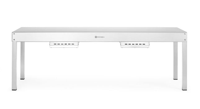 Warming bridge, HENDI, Silver, 230V/1000W, 1000x400x(H)400mm, Rectangular