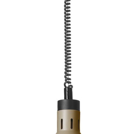 Adjustable Rise and Fall Heat Lamp Conical | HENDI | Beige | 230V/250W | Ø275x250mm