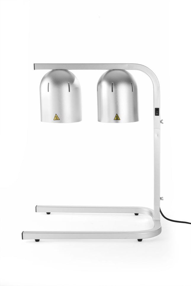 Infrared Food Warmer Bridge with 2 Lamps | HENDI | Silver | 230V/250W