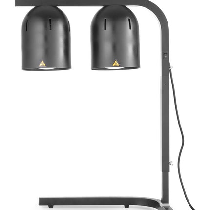 Infrared Food Warmer Bridge with 2 Lamps | HENDI | Black | 230V/250W