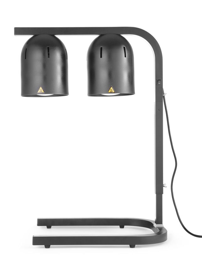 Infrared Food Warmer Bridge with 2 Lamps | HENDI | Black | 230V/250W