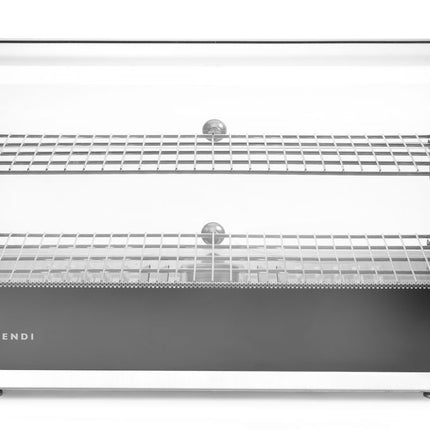Heated Countertop Display with Two Levels | HENDI | 220-240V/800W | Black