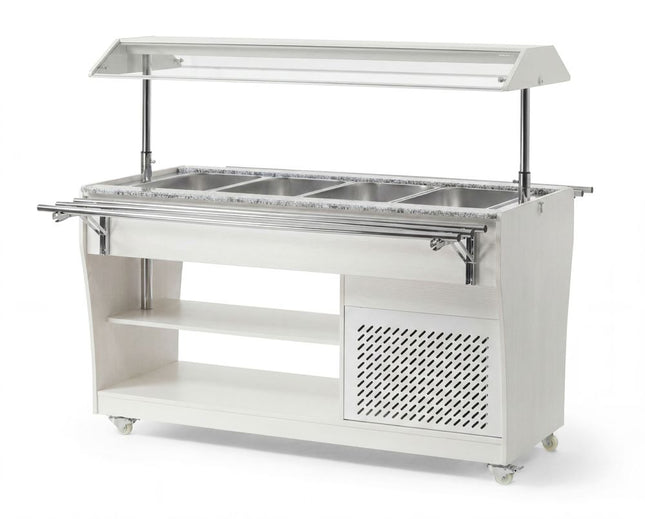 Salad buffet, Arktic, GN 1/1, White, 230V/170W, 1490x765x(H)1370mm