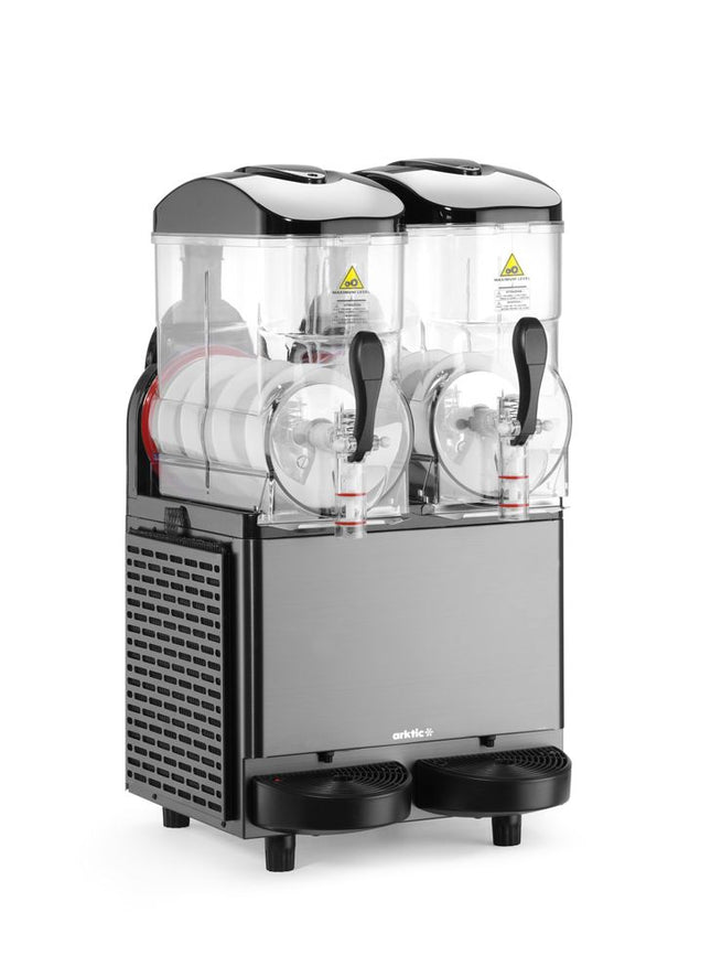Slush machine, Arktic, Kitchen Line, 2 tanks, Black, 230V/710W, 507x415x(H)810mm