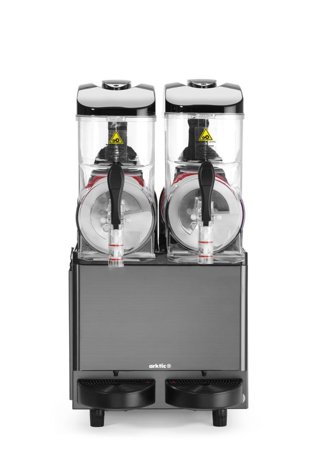 Slush machine, Arktic, Kitchen Line, 2 tanks, Black, 230V/710W, 507x415x(H)810mm