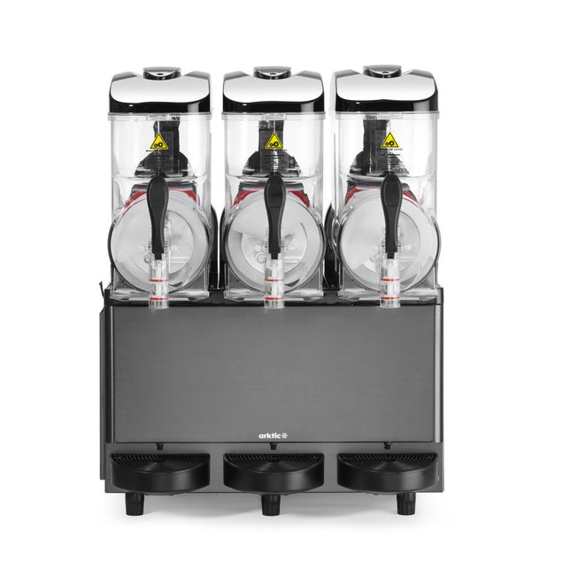 Slush machine, Arktic, Kitchen Line, 3 tanks, Black, 230V/1080W, 507x615x(H)810mm