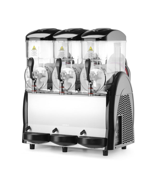 Slush machine, Arktic, Profi Line, 3 tanks, Black, 230V/1080W, 515x670x(H)810mm