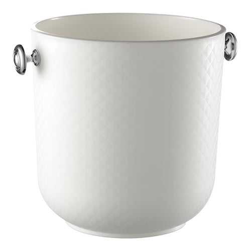 White Diamond Texture Wine Bucket | EMGA | Aluminum Handles | 4.5 L | Ø20 x H21 cm 1