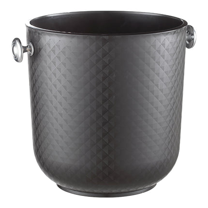 Black Diamond Texture Wine Bucket | EMGA | Aluminum Handles | 4.5 L | Ø20 x H21 cm 1