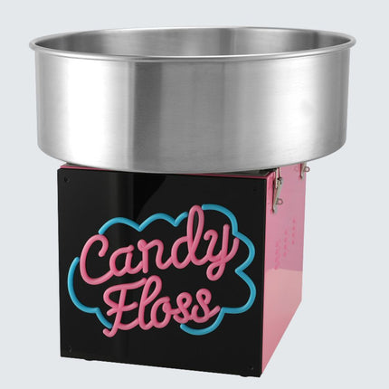 Cotton candy machine , HENDI, Decorative neon text, Pink, 230V/1150W, 520x520x(H)501mm