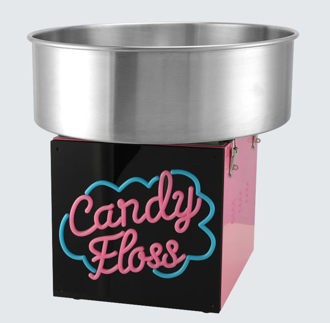 Cotton candy machine , HENDI, Decorative neon text, Pink, 230V/1150W, 520x520x(H)501mm