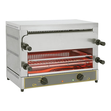 Two-Level Quartz Salamander Grill | Roller Grill | 9 Lamps | 4,000 W | 53 x 32.5 cm Work Surface 1