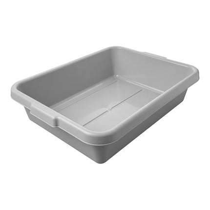 Gray Polypropylene Tote Bin with Handles | CaterChef | 19 L | 55 x 41 x H13.5 cm 1