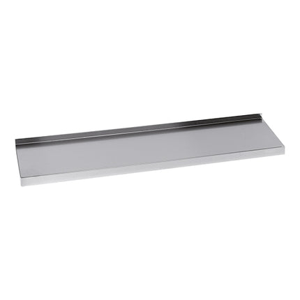 Stainless Steel 18/8 Wall Shelf with Backsplash | Multinox | 160 x 30 x H5 cm 1
