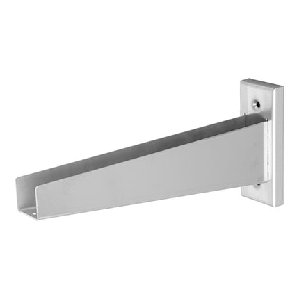 Stainless Steel 18/8 Screw-On Shelf Bracket | Multinox | Wall Mounting | 30 x 6 x H10 cm 1