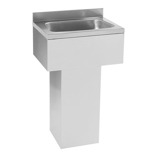 Stainless Steel 18/8 Wash Hand Basin without Tap | Multinox | Wall Mounted | 50 x 30 x H85 cm 1
