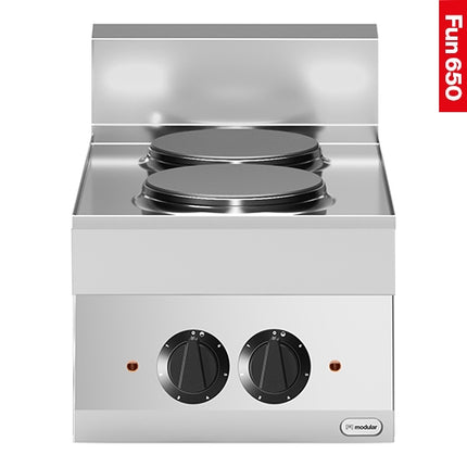 Electric Countertop Cooker, 2 Zones | Modular Fun 650 | Ø22 cm Hobs | 5,200 W 1