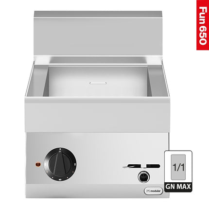 Electric Countertop Bain Marie 1/1 GN | Modular Fun 650 | 1,500 W | 30-90°C | W40 x D65 x H44.8 cm 1