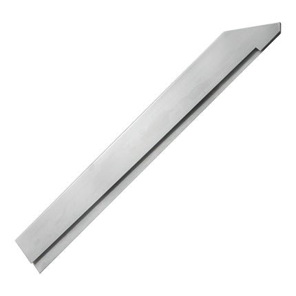 Right Stainless Steel Connecting Strip for Griddle | Modular Fun 650 | High-Right Side | L57.5 x W0.7 x H7.9 cm 1