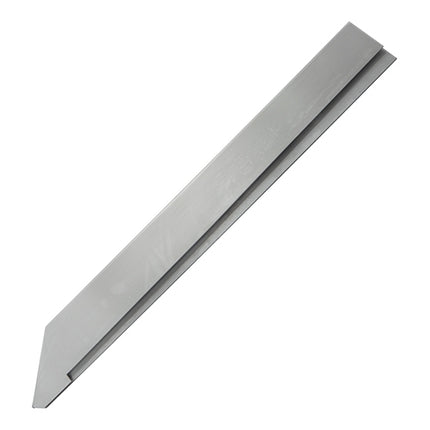 Left Connecting Strip for Griddle and Standard Equipment | Modular Fun 650 | Stainless Steel | L57.5 x W0.7 x H7.9 cm 1