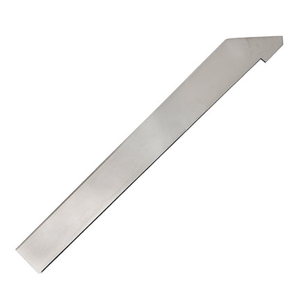 Connecting Strip for Griddle-to-Griddle | Modular Fun 650 | Stainless Steel | L57.5 x W0.7 x H7.9 cm 1