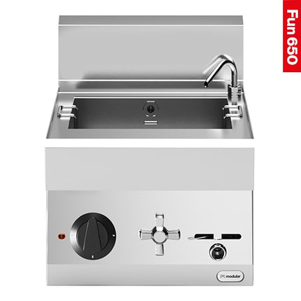 Countertop Pasta Cooker with Water Tap and Drain Valve | Modular Fun 650 | 20 L | 6,000 W 1
