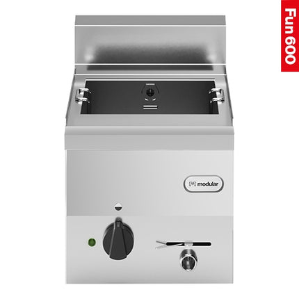 Electric Pasta Cooker 14 L | Modular Fun 600 | Countertop Stainless Steel with Drain Valve | 3 kW | 30 x 60 x H41 cm 1