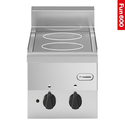 2-Zone Electric Ceramic Cooker | Modular Fun 600 | Ø20 cm Hobs | 3.6 kW | 30 x 60 x H41 cm 1
