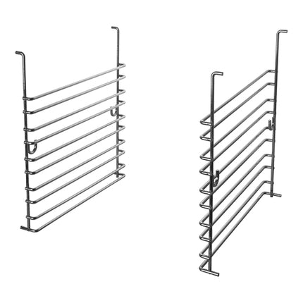 Stainless Steel Guide Rack Set for GN Racks | Modular Fun 600 | Set of 2 | 3.1 x 38 x H43.1 cm 1