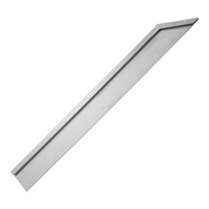 Right Connecting Strip for Fry Top or Lava Stone Grill | Modular Fun 600 | Stainless Steel | 53.5 x 0.7 x H6.5 cm 1