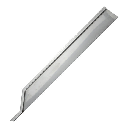 Left Connecting Strip for Griddle to Standard Equipment | Modular Fun 700 | Stainless Steel | 62.1 x 0.7 x H7.9 cm 1