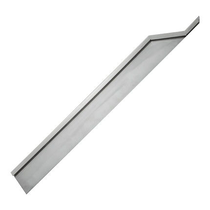 Right Connecting Strip for Griddle to Standard Equipment | Modular Fun 700 | Stainless Steel | 62.1 x 0.7 x H7.9 cm 1