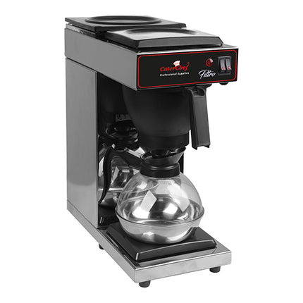 CaterChef Stainless Steel Coffee Maker with 2 Hot Plates | 2,200 W | 1.8 L Decanter 1