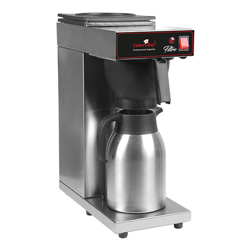 CaterChef Stainless Steel Coffee Maker with Vacuum Jug | 2,400 W | 2 L Jug 1