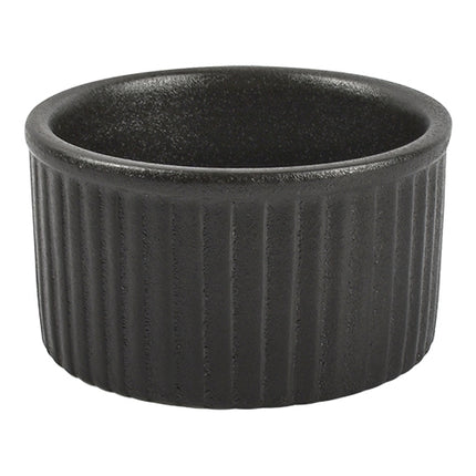 Black Ceramic Ramekin | EMGA | Ø8 x H5 cm | 0.185 L 1