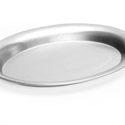 Oval Stainless Steel Serving Tray | HENDI | 200x140mm