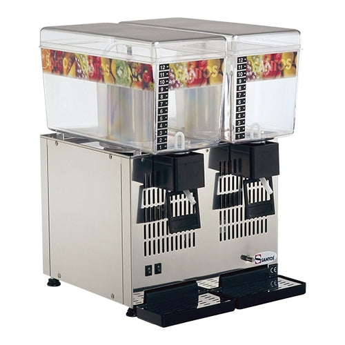 Cold Beverage Dispenser | Santos | 2 x 12 L | Drip Tray | 260 W 1