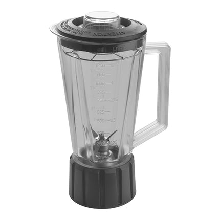 Santos Polycarbonate Mixing Beaker | Transparent BPA-Free | With Pouring Spout | 1.25 L 1