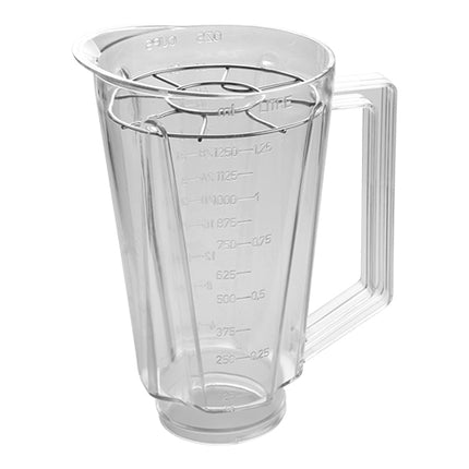 Santos Polycarbonate Mixing Beaker for 408060/408061 | Transparent BPA-Free | With Pouring Spout | 1.25 L 1