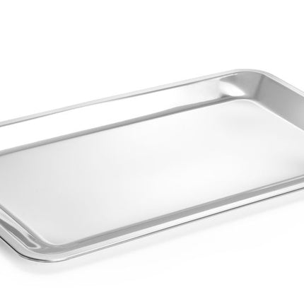 Serving Tray GN 1/1 with Slanted Rim | HENDI | Stainless Steel | 530x325x20mm