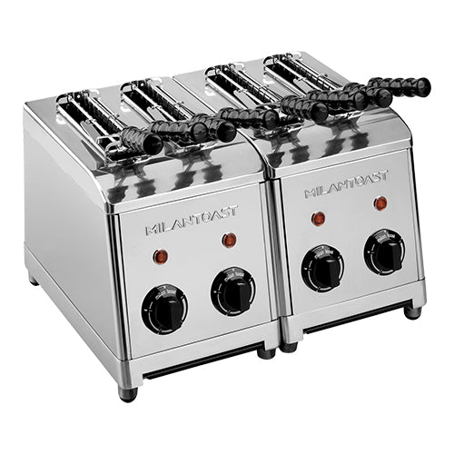 MilanToast Sandwich Toaster | 4 Slots and 4 Tongs | Stainless Steel | 2,740 W | 37 x 30 x H30 cm 1