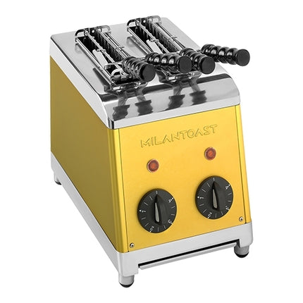 MilanToast Sandwich Toaster with 2 Tongs | Stainless Steel | 1370 W | 18 x 30 x H30 cm 1
