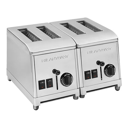 MilanToast Bread Toaster | 4 Slots | Stainless Steel | 2,740 W | 37 x 30 x H22 cm 1