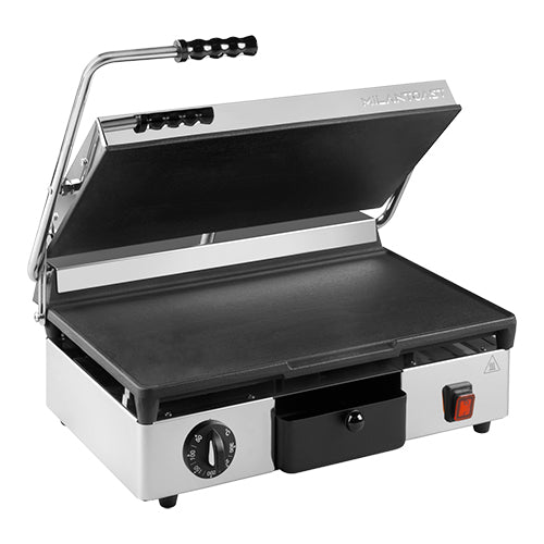 Contact Grill with Smooth Cast Iron Plates | MilanToast | Ceramic Non-Stick | 2760 W | 43 x 25 cm 1
