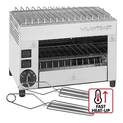 1-Level Stainless Steel Toaster Grill | MilanToast | 1060 W | 7 cm Filling Height 1